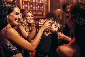 Celebrating St. Patricks day at San Francisco's hottest new night club