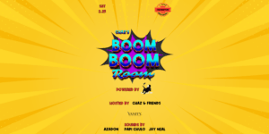 BOOM BOOM ROOM 1 YEAR ANNIVERSARY 2.25.2023 (2160 × 1080 px)