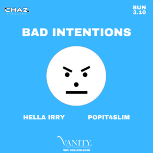 3.10.2024 Bad Intentions 720 x 720